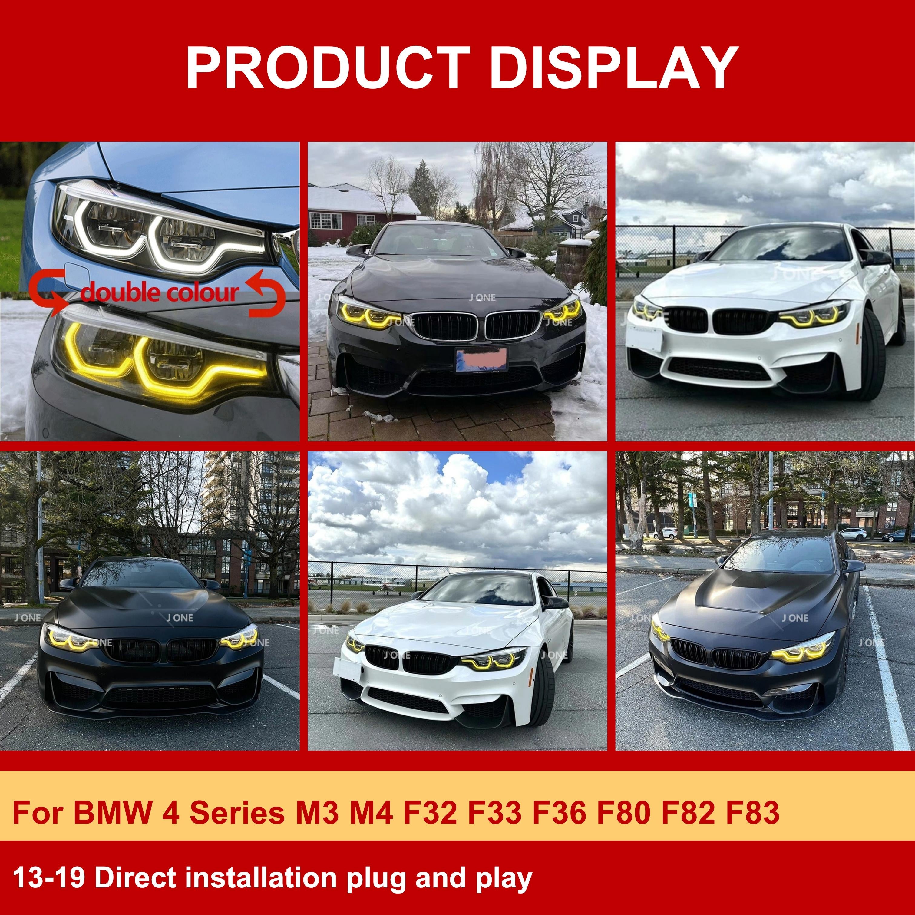 Dual-Color CSL LED DRL Modules for BMW F32/F33/F36/F80/F82/F83 2014-2020