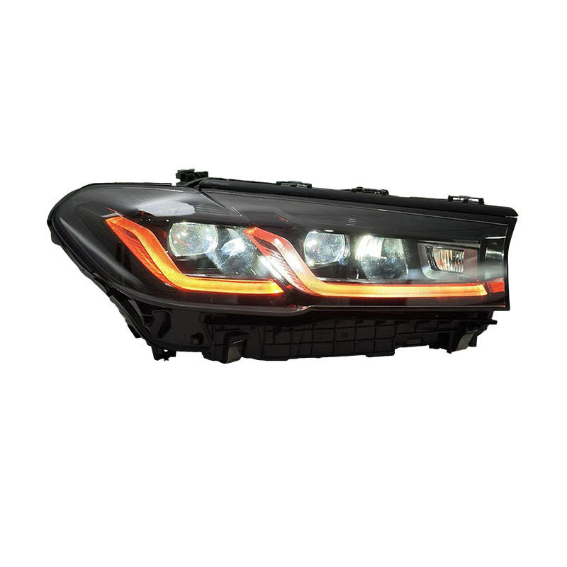 Triple-Color LED Headlights for BMW 5 Series G30/G38 2018-2020 Pre-LCI
