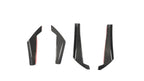 Audi A4 / RS4 B9 (2017-2020) Carbon Fiber Front Canards – RS4 Style Aftermarket Bumper Fins (4PC)