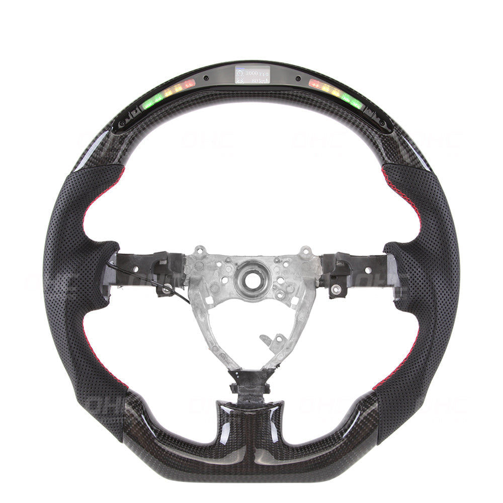 LED RPM Real Carbon Fiber Steering Wheel for Toyota FJ Cruiser