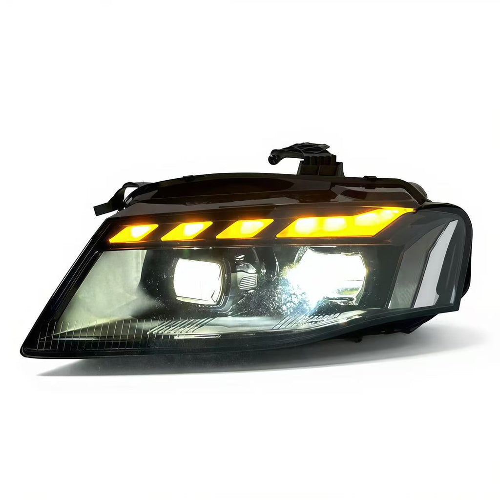 LED Headlights Assembly for Audi A4 B8 (2008–2012) | RS Style Upgrade | LED Daytime Running Lights | Plug & Play