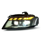 LED Headlights Assembly for Audi A4 B8 (2008–2012) | RS Style Upgrade | LED Daytime Running Lights | Plug & Play