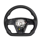 Heated Leather Yoke Steering Wheel for Tesla Model S / Model X 2021-2025