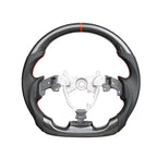 Real Carbon Fiber Steering Wheel for Lexus IS250 IS300 IS350 IS-F 2006–2012 with Red/Blue Center Line