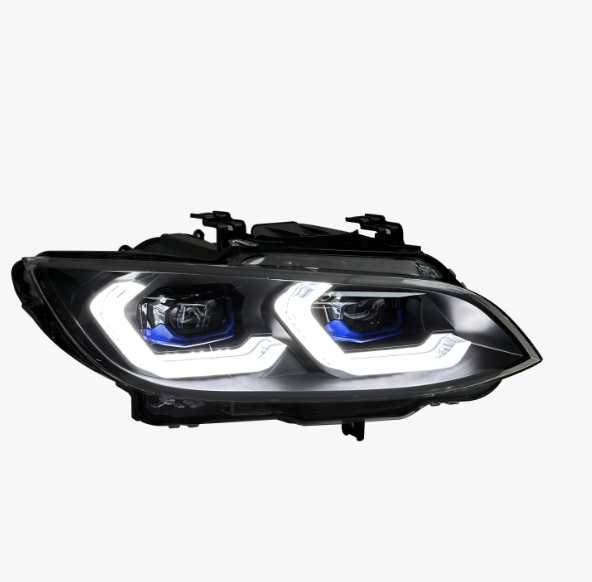 Dual Color LED Headlights Assembly for BMW M3 E92 (2006–2009)