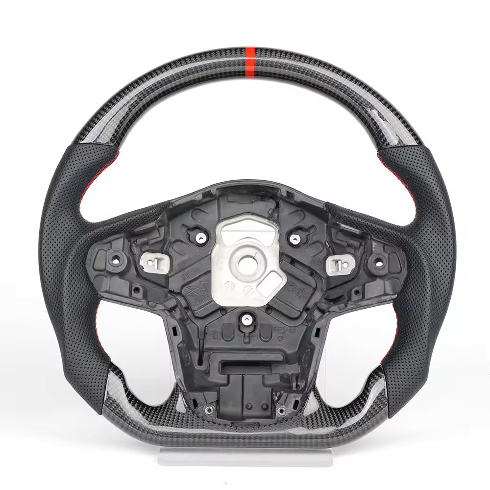 LED Real Carbon Fiber Steering Wheel for Toyota GR Supra A90 MK5 2020+