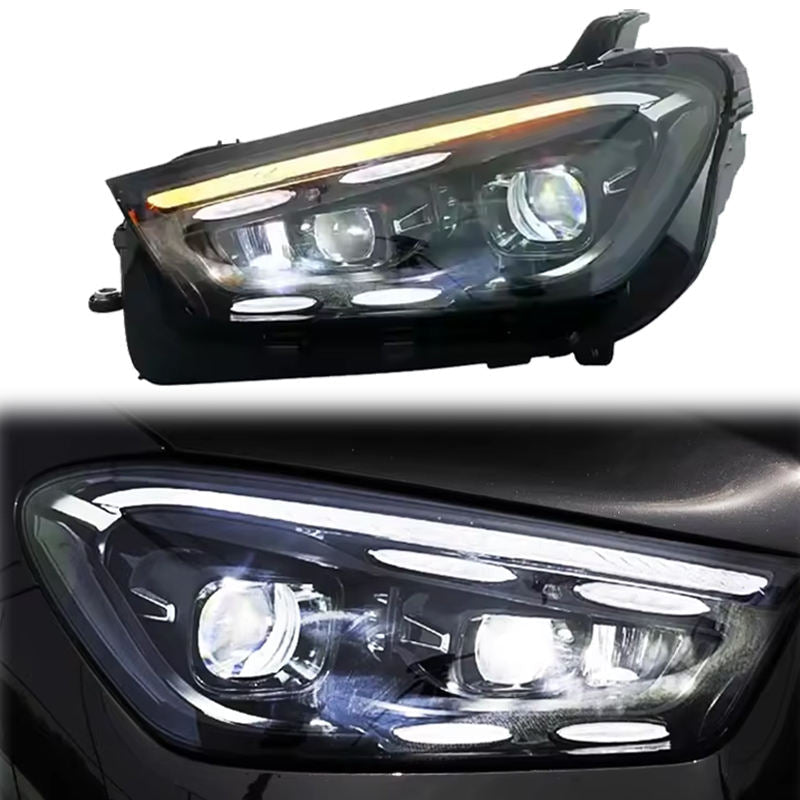 Full LED Headlights for Mercedes-Benz GLE W167 2020-2023