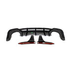Audi RS7 C8 Sportback 4-Door Dry Carbon Fiber Rear Bumper Lip With Big Fins 2020 - 2021
