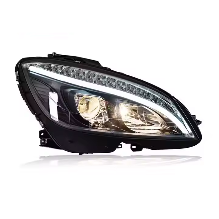 LED Headlights Assembly for Mercedes Benz C-Class W204 (2007–2011)