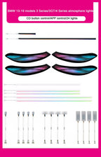 BMW 3 Series F30 / F31 / F34 / F35 / 3GT & 4 Series F36 Gran Coupe Interior 64-Color Dynamic LED Ambient Light Kit 2013 - 2019