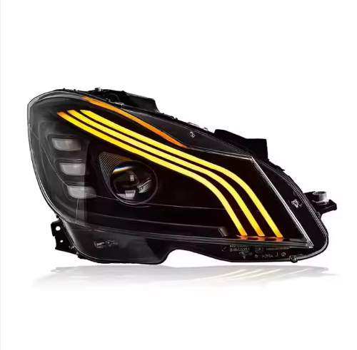 Full LED Headlights Assembly for Mercedes Benz C-Class W204 (2012–2014)