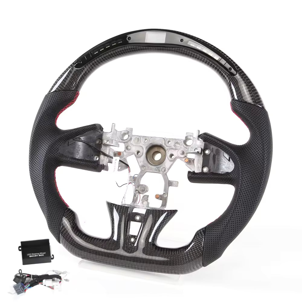 LED Carbon Fiber Steering Wheel for Infiniti Q50 / Q50L / QX50 2013-2016