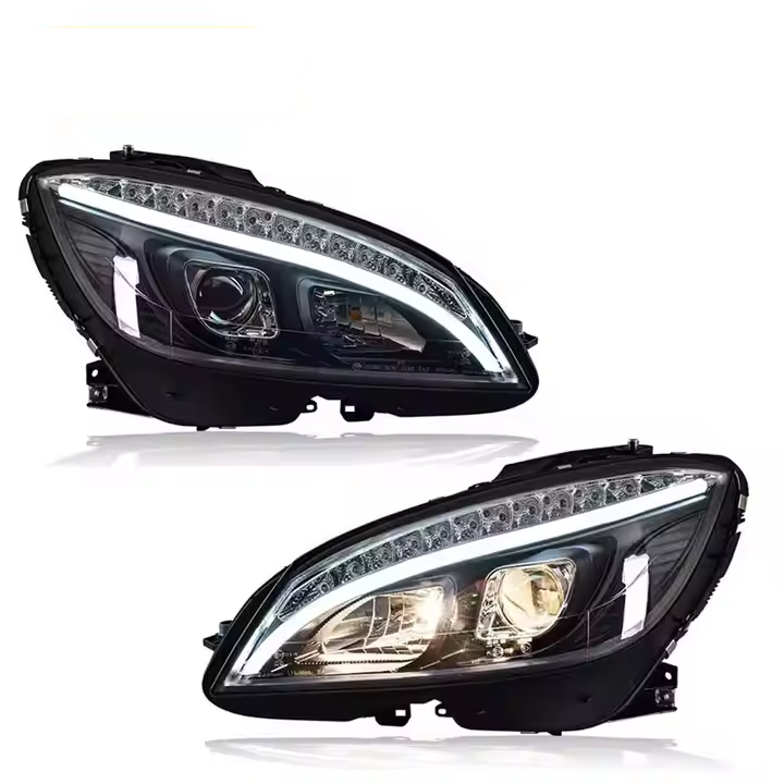 LED Headlights Assembly for Mercedes Benz C-Class W204 (2007–2011)