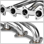 2000-2003 Dodge Pickup Shorty Style Header Stainless Steel