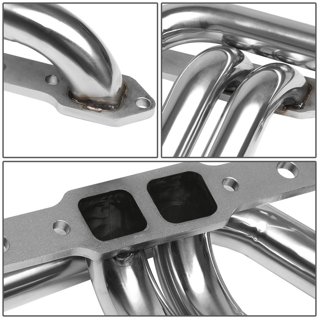 1977-1978 Dodge B200 B300 D150 D200 Long Tube Headers Stainless Steel
