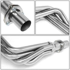 80-82 Ford F-150 F-250 F-350 5.8L 6.6L V8 Long Tube Header Stainless Steel