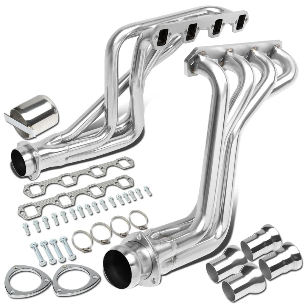 80-96 Ford F-150 F-250 F-350 Bronco Long Tube Header Stainless Steel