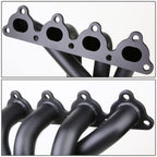 88-00 Honda Civic/Del Sol/CRX Header - Stainless Steel Black