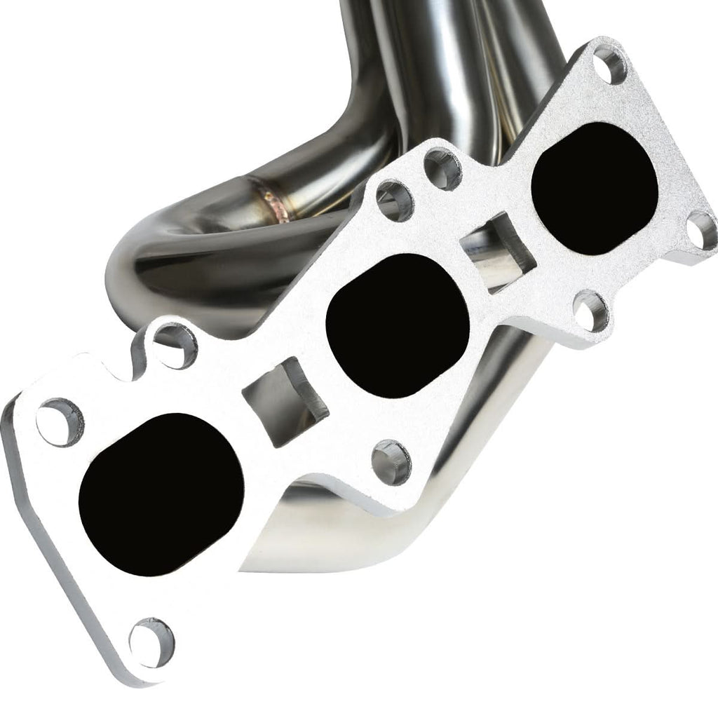 2010-2013 Hyundai Genesis Long Tube Header w/ H-Pipe Stainless Steel