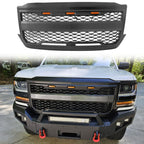 2016-2018 Chevy Silverado 1500 Front Bumper Hood Mesh Grille Grill