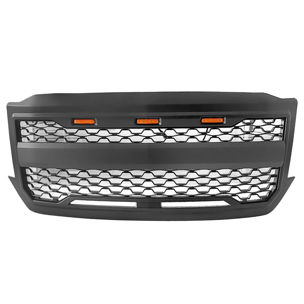 2016-2018 Chevy Silverado 1500 Front Bumper Hood Mesh Grille Grill