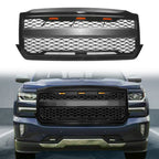 2016-2018 Chevy Silverado 1500 Front Bumper Hood Mesh Grille Grill
