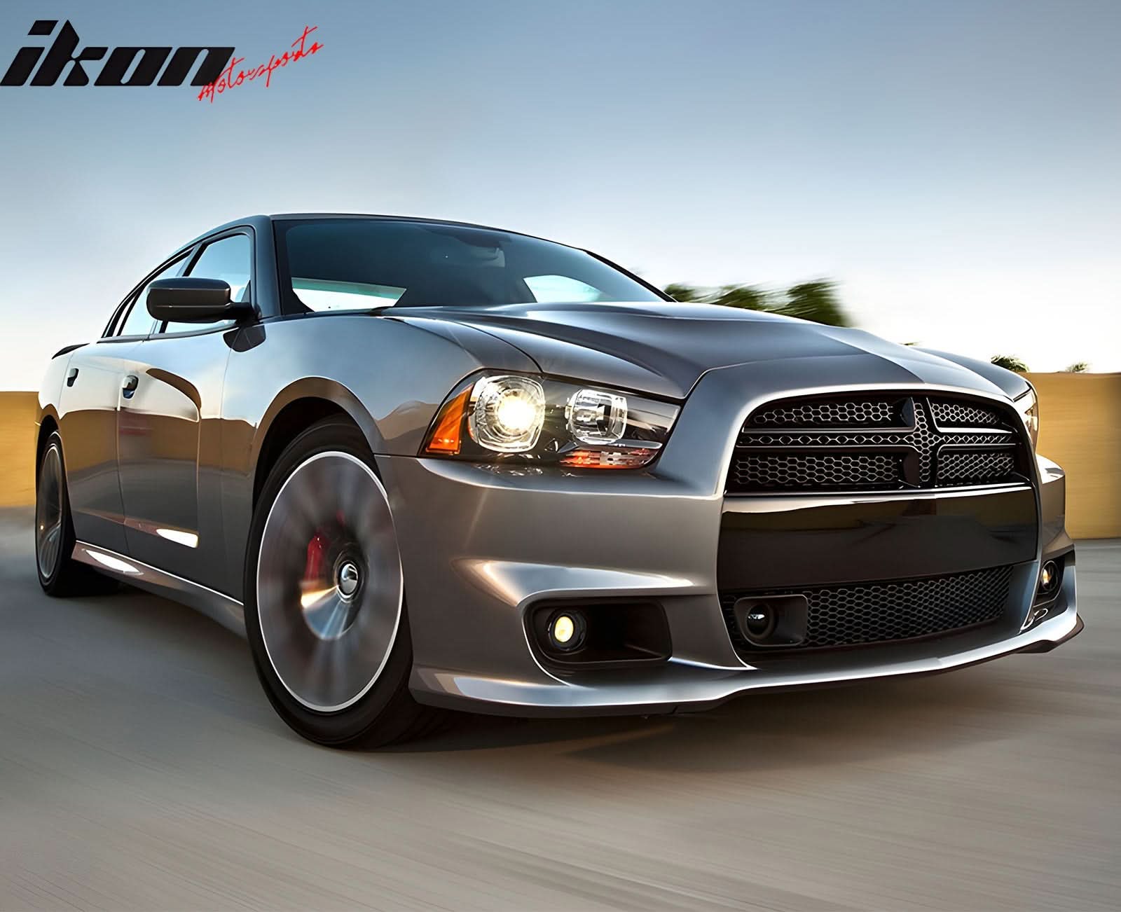 2012-2014 Dodge Charger SRT8 OE Style Front Lower Grille PP W/ ACC
