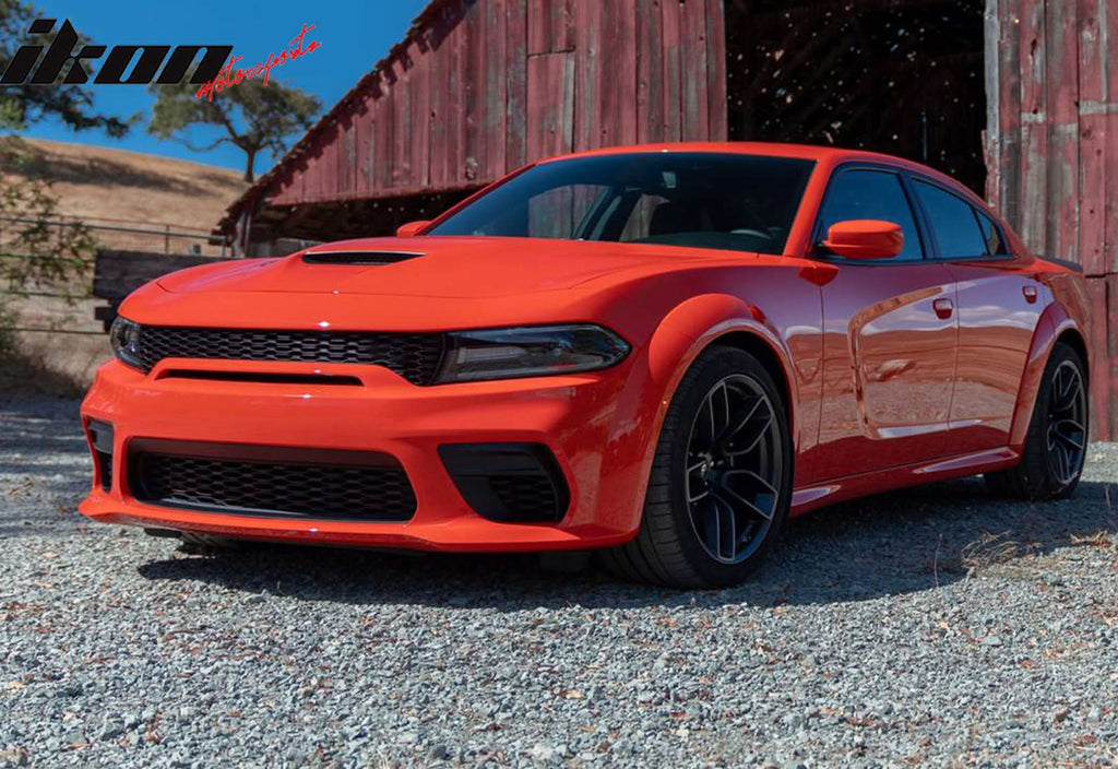 2020-2023 Dodge Charger Widebody OE Style Front Bumper Lower Grilles