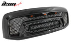 2006-2009 Dodge Ram 1500 2500 3500 Black Grille W/Signal Light