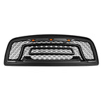 2009-2012 Dodge Ram 1500 Gloss Black Front Upper Grille W/Signal Light