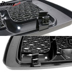 2009-2012 Dodge Ram 1500 Gloss Black Front Upper Grille W/Signal Light