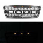 2004-2008 Ford F150 R Style Front Bumper Upper Grille W/ LED Lights