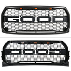 2015-2017 Ford F150 R Front Bumper Hood Mesh LED Grille Replacement