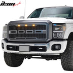 2011-2016 Ford F-250 F-350 Super Duty R Style Matte Black Grille