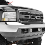1999-2004 Ford F250 F350 New R Front Bumper Grille Hood Package ABS