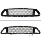 2015-2017 Ford Mustang Front Upper Grille W/White DRL Yellow Signal