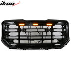 2016-2019 GMC Sierra 1500 Front Bumper Hood Grille Mesh Hood Guard