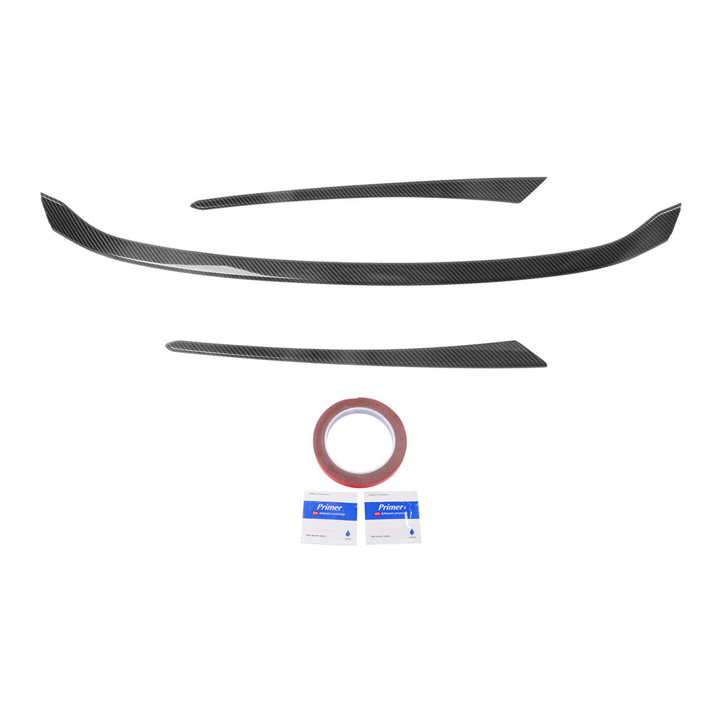 2022-2025 Civic Sedan Hatchback Carbon Fiber Print Grille Trim ABS