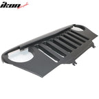 1997-2006 Jeep Wrangler TJ V1 Black Angry Bird Front Hood Grille ABS
