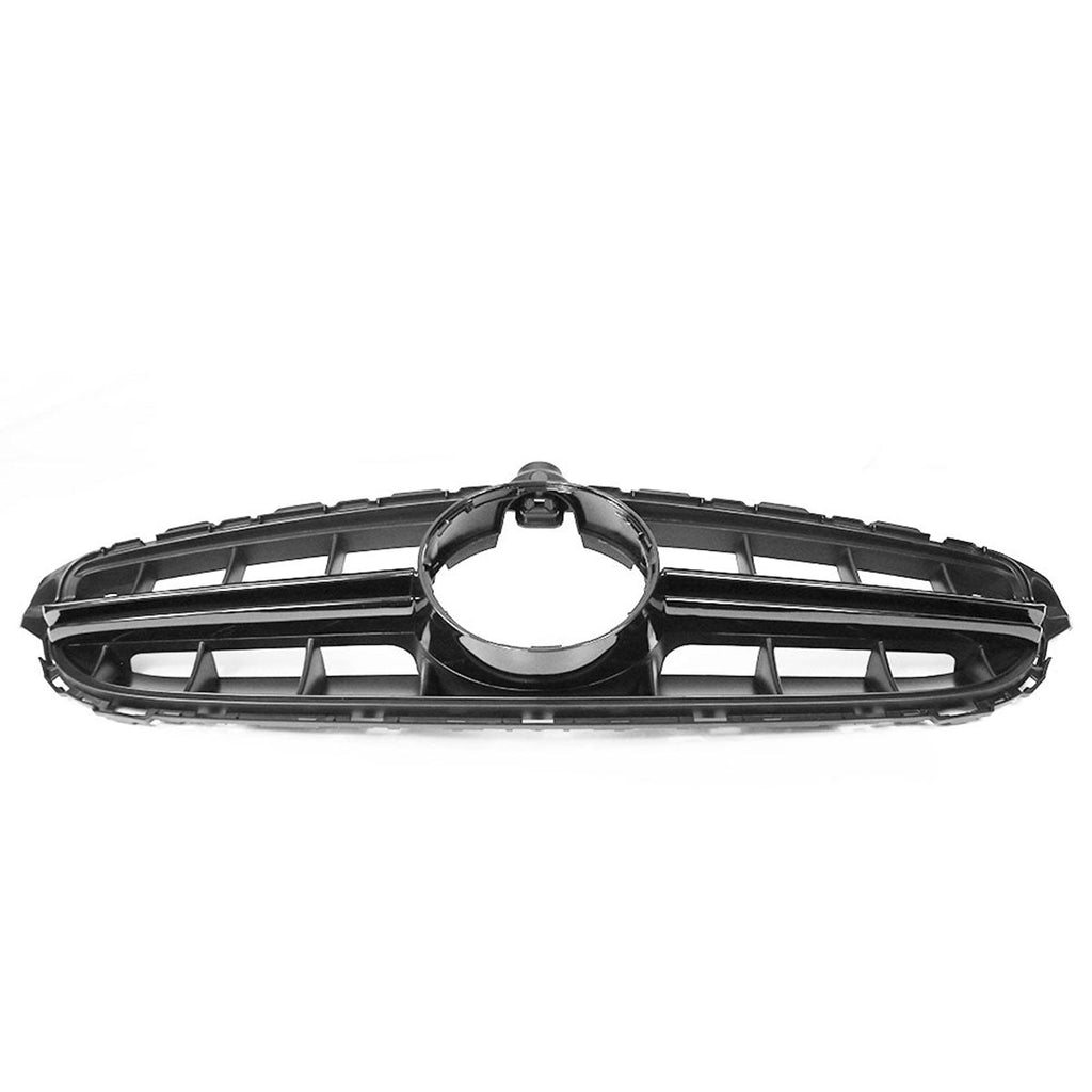 2015-2018 Mercedes-Benz W205 Vertical Black Front Grille W Camera Hole