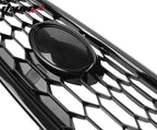 2018-2021 Subaru WRX Gloss Black JDM Style Front Bumper Grille ABS