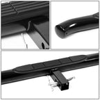 Universal 2 Inch Receiver Hitch Step with 3.25 Inch Curved Platform