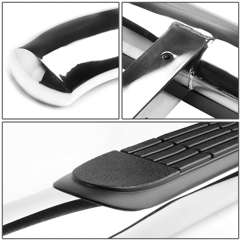 Universal 2" Receiver Hitch Step with 3.25" Curved Chrome Step