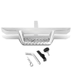 2 Inch Receiver Hitch Step with 3.25 Inch Square Chrome Platform