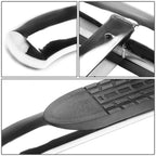 2 Inch Receiver Hitch Step - 4 Inch Oval Chrome Step 37 Inch Length