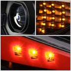 06-12 BMW 3-Series E90 3D Crystal Halo Projector LED Headlights