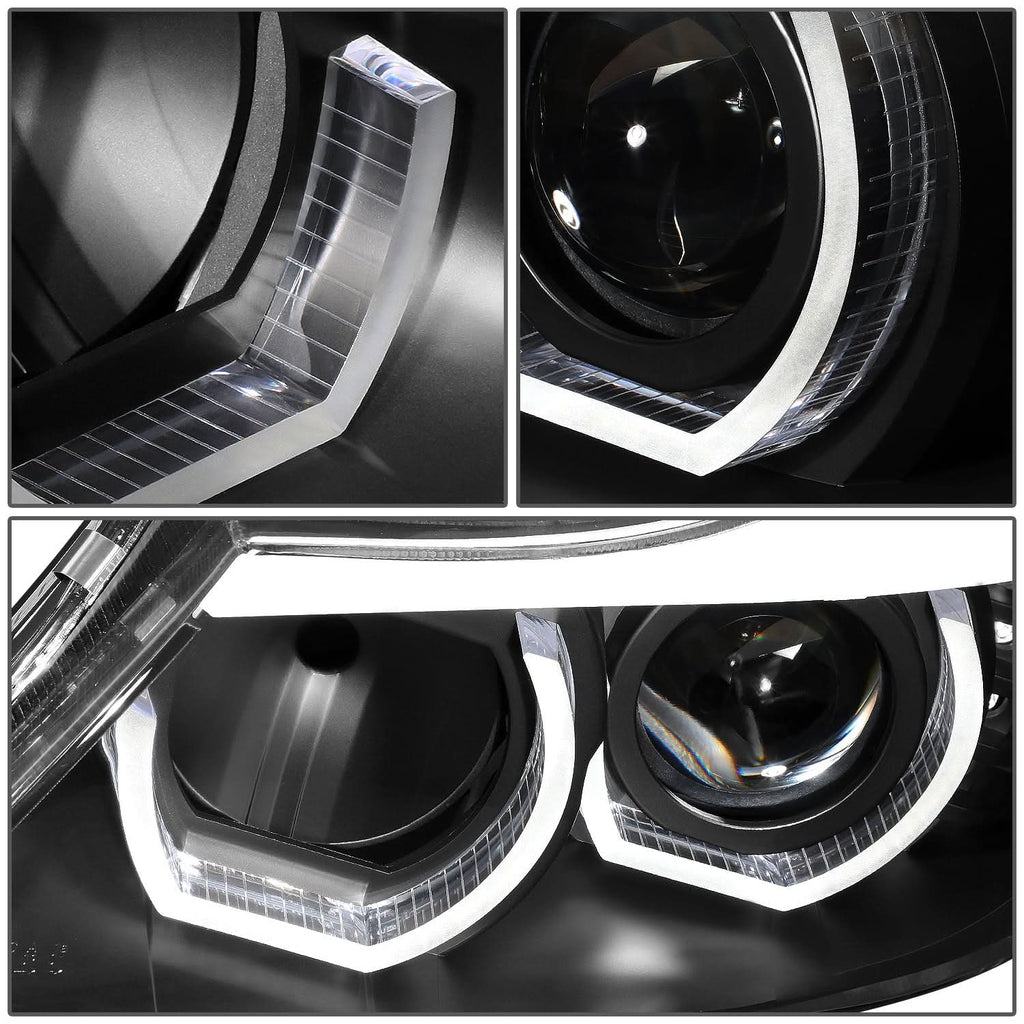 06-12 BMW 3-Series E90 3D Crystal Halo Projector Sequential Headlights