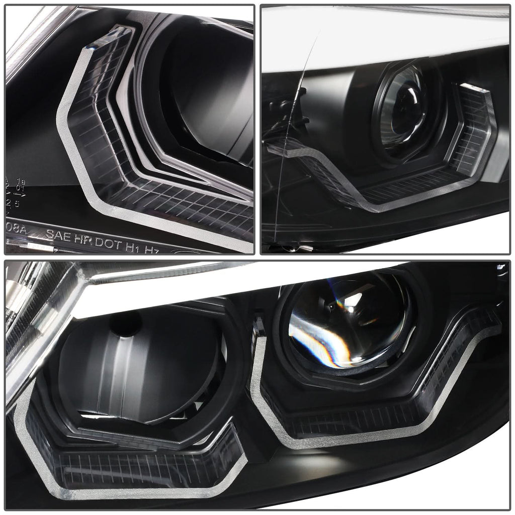 06-12 BMW 3-Series E90 3D Crystal Halo Projector Headlights