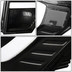 09-14 Ford F-150 3D LED Projector Headlights Black Housing