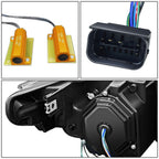 2012-2015 BMW 3-Series 3D LED Swoosh Projector Switchback Headlights
